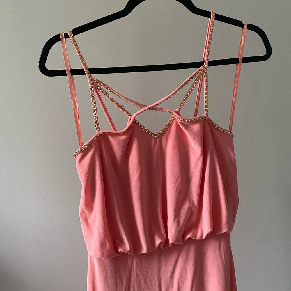 Pink prom dress